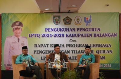 LPTQ Balangan gelar rapat program kerja pengurus LPTQ Balangan periode 2024-2028. (Ist)