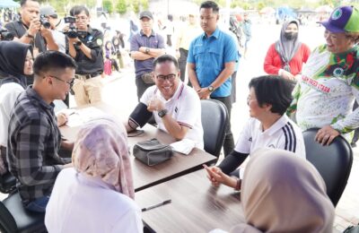 Rekor MURI dengan Tensi 1.500 Warga. (Ist)