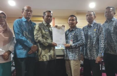 Penyerahan Dokumen Perubahan KUA dan PPAS 2024. (Ist)