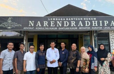 LBH Narendradhipa, menjalin kerjasama dan menandatangani MoU dengan Fakultas Hukum Universitas Bengkulu. (Ist)