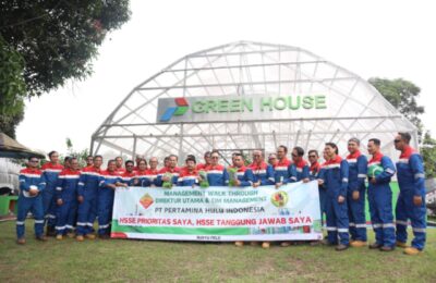 Direktur Utama PT Pertamina Hulu Indonesia (PHI) Sunaryanto mengunjungi salah satu program CSR unggulan Perusahaan. (Ist)