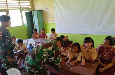 Program Pemberian Obat Pencegahan secara Masal (POPM) untuk penyakit cacingan. (Ist)