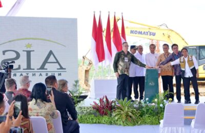 Jokowi Resmikan Groundbreaking AIS Nusantara. (Ist)