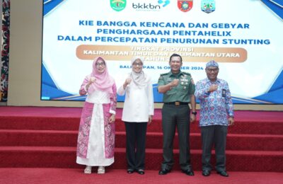 Kegiatan Komunikasi, Informasi, dan Edukasi (KIE) Bangga Kencana serta Gebyar Penghargaan Pentahelix Percepatan Penurunan Stunting Tingkat Provinsi Kalimantan Timur dan Kalimantan Utara. (Ist)