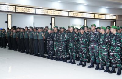 Apel yang digelar di Aula Makodam VI/Mulawarman. (Ist)