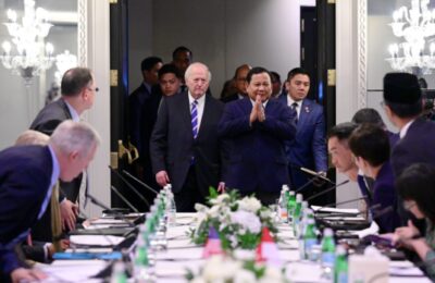 Prabowo Subianto melakukan pertemuan dengan anggota korporasi The United States – Indonesia Society (USINDO). (Ist)