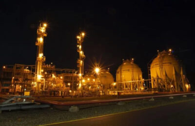 Kilang LPG Perta-Samtan Gas di Sungai Gerong. (Ist)