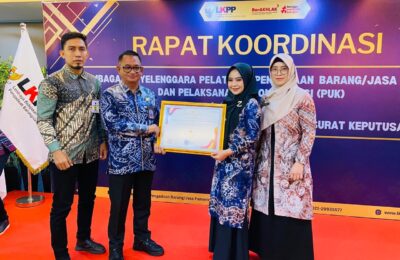 BPSDMD Kalsel Raih Sertifikat Akreditasi "A". (Ist)