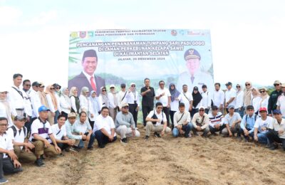 Pencanangan Penanaman Tumpang Sari Padi Gogo. (Ist)