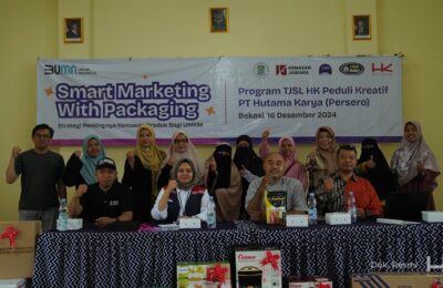 Pelatihan yang digelar Hutama Karya untuk UMK Sektor Kuliner. (Ist)