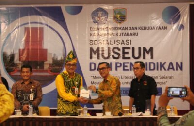 Sosialisasi Museum dan Pendidikan yang diadakan oleh Dinas Pendidikan dan Kebudayaan Kabupaten Kotabaru. (Ist)