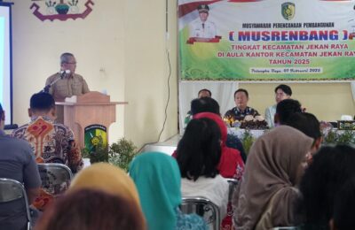 Musrenbang Jekan Raya Rumuskan Kebijakan Pembangunan. (Ist)