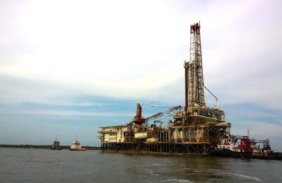 Ilustrasi pengeboran minyak oleh Pertamina Hulum Mahakam (PHM). (Ist)