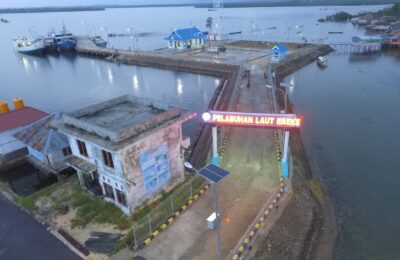 Pelabuhan Laut Ereke. (Ist)
