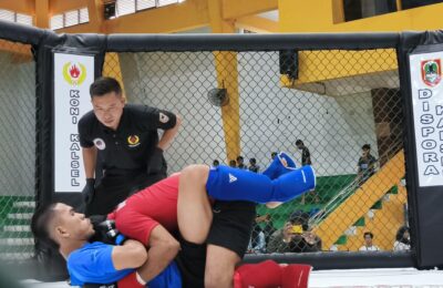 IBCA Kalsel Sukses Gelar Kejurprov MMA Perdana di Banjarmasin. (Ist)