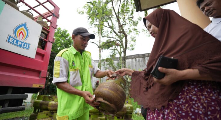 Operasi Pasar Gas LPG 3 Kg bersubsidi. (Ist)