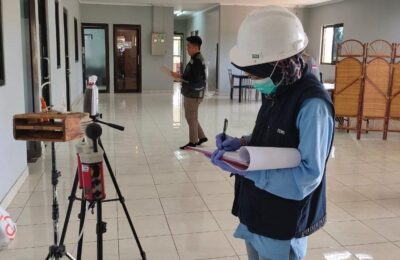 Pengujian Lingkungan Kerja dan Kesehatan Kerja. (Ist)