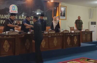 Agenda utama paripurna adalah penyampaian pandangan umum fraksi-fraksi DPRD Kubu Raya. (Ist)