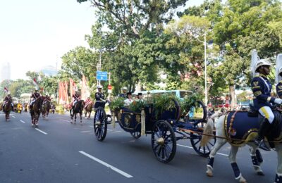 Kirab Bendera Pusaka. (Ist)