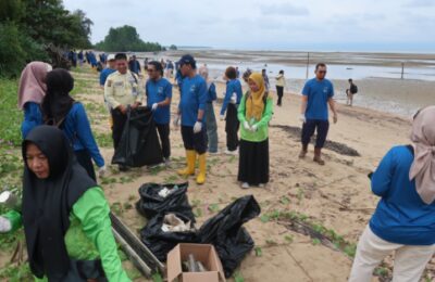 PEP Sangatta Field Gelar Aksi Lingkungan di Teluk Lombok. (Ist)