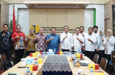 Audiensi bersama Kepala Balai Wilayah Sungai (BWS) Kalimantan IV. (Ist)