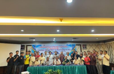 Persatuan Sepak Takraw Indonesia (PSTI) Provinsi Kalimantan Selatan. (Ist)