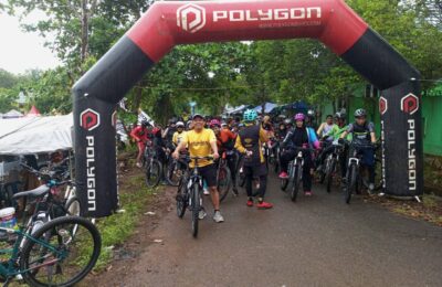 Dispora Kalsel - Komunitas Sepeda WEKB Gelar Gowes Ngedan. (Ist)