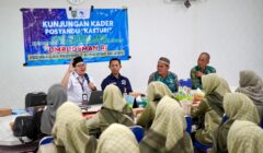 Kunjungan Pemdes Muara Jaya ke Ombudsman RI Kalsel. (ip/log)