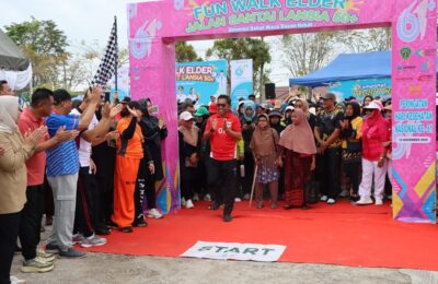 Dinkes Fun Walk Elder Meriahkan HKN ke-61 di PPU. (Ist)