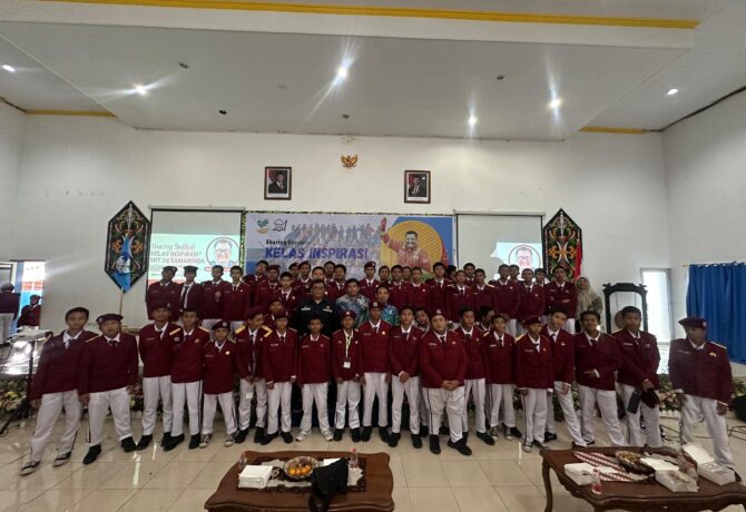 SKK Migas Hadir sebagai Narasumber Kelas Inspirasi di SRT 24 Samarinda. (Ist)